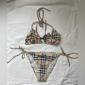 Authentic Burberry Bikini Size Large